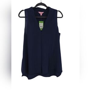 New Lilly Pulitzer True Navy Tank Medium